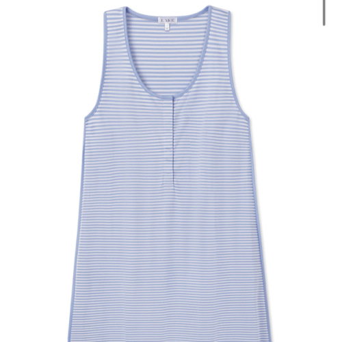 LAKE Pima Cotton Maternity Tank Gown (L)