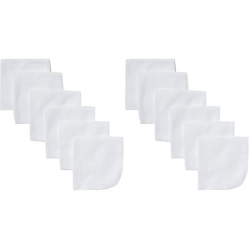 Gerber Washcloth, White, 6-Count (Pack of 2)