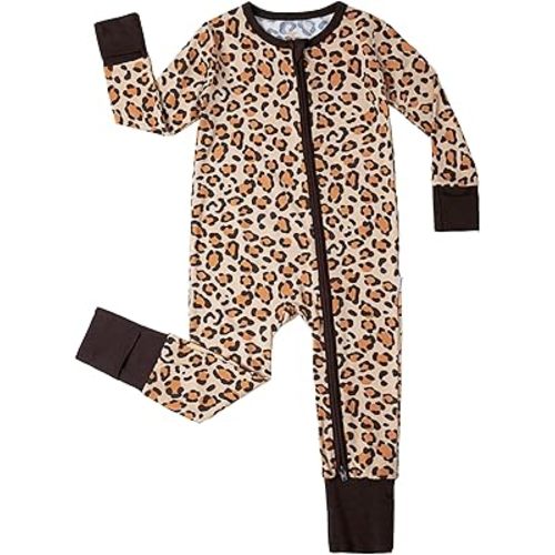 Baby Zippered Rompers Newborn Pajamas Sleepers Long Sleeve Jumpsuits Infant Zipper Romper-Viscose from Bamboo