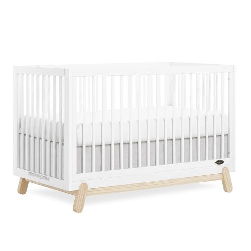 Dream On Me Hygge 5-in-1 Convertible Crib in Weathered Vintage Oak, JPMA & Greenguard Gold Certified, Converts from Baby Crib to Toddler Bed, Daybed/Kids Sofa and Full-Size Bed
