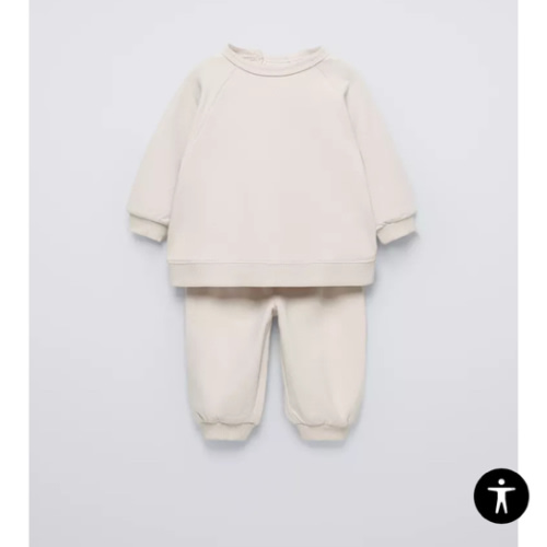 SWEATSHIRT AND JOGGER PANTS SET - Light beige | ZARA United States