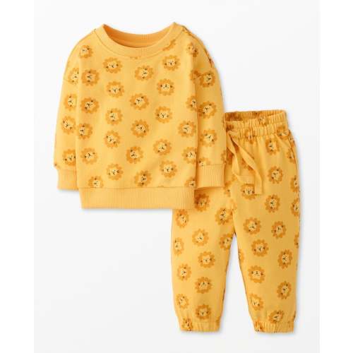 12-18Baby French Terry Sweatshirt & Sweatpants Set | Hanna Andersson