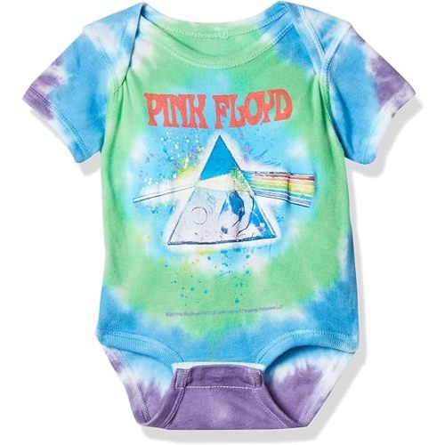 Liquid Blue baby-boys Pink Floyd Dark Side Oil Paint Onesie