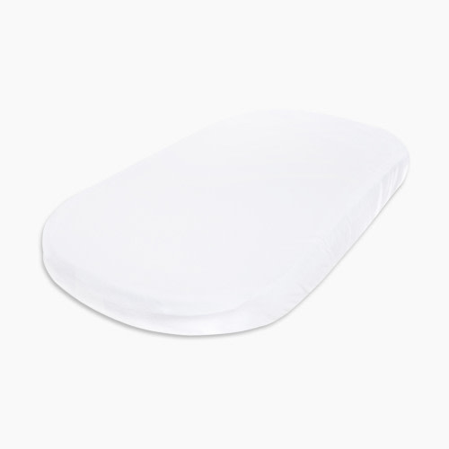 Burt's Bees Baby Organic Cotton Fitted Bassinet Sheet - Cloud White