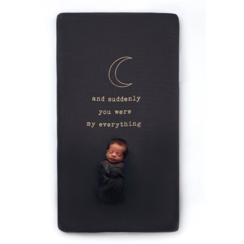 Organic Cotton Crib Sheet, My Everything