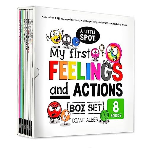 A Little SPOT My First (Toddler, Preschool and Kindergarten) Feelings and Actions Box Set (ABCs of Feelings, ABCs of Kindness, ABCs of Peaceful, ABCs ... in Colors, 123 Count SPOTS, Angry Feelings)