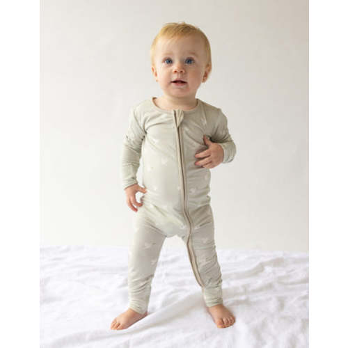 Peace Bamboo Convertible Footed Onesie
