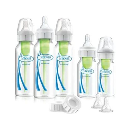 Anti-Colic Options+ Baby Bottle Newborn Feeding Set, 17 Pieces