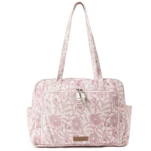 Royal Damask Diaper Bag In Pink – Avenue 550