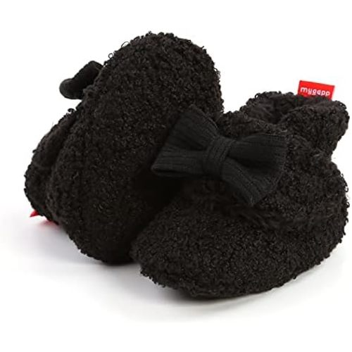 Ohwawadi Infant Baby Slippers Girls Boys Booties Warm Baby Socks Shoes Newborn Crib Shoes Baby Footwear Prewalkers