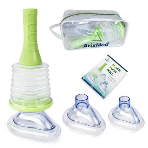 Choking Rescue Device, Portable Airway Suction Device for Children and Adults, First Aid Kit for Kids and Adults - Travel Kit