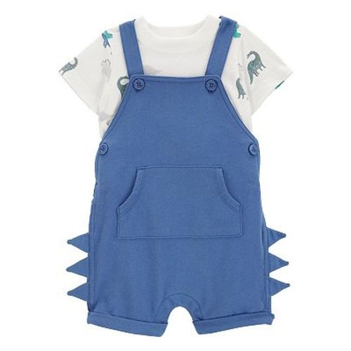 Baby Boy Carter's 2-Piece Dinosaur Tee & Shortalls Set