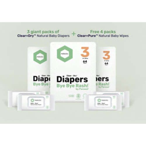 Parasol Co Disposable Diapers + Wipes (Size 1)