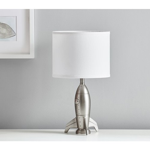 Rocketship Table Kids Lamp | Pottery Barn Kids