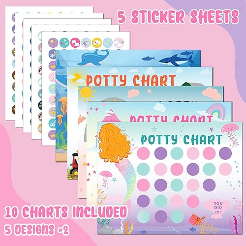 Potty Training Chart for Toddler, 17 PCS