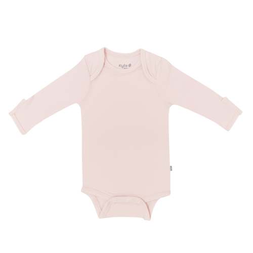 Kyte - Long Sleeve Bodysuit - Blush, 3-6 mo