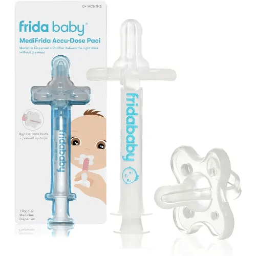 Frida Baby Medicine Dispenser, Medi Frida Baby Medicine Syringe & Accu-Dose Pacifier for Mess & Fuss Free Use