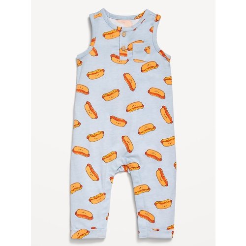 Printed Sleeveless Henley One-Piece for Baby | Old Navy