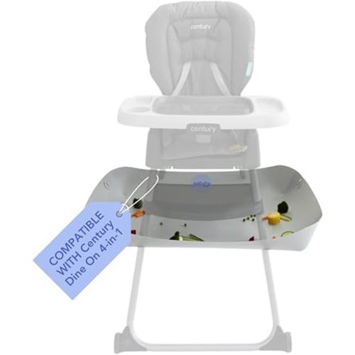 CATCHY - Food Catcher - Compatible with Century Dine On 4-in-1 High Chair + 11 Other High Chairs - Highchair Sold Separately - Baby & Toddler Food & Mess Catcher - Under High Chair Accessory