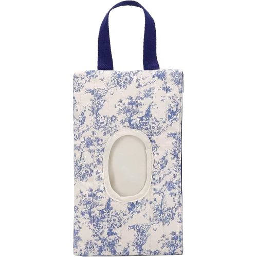 Quilted Baby Wipe Holder Floral Wipe Pouch Portable Hanging Wet Wipes Bag for Stroller, Travel