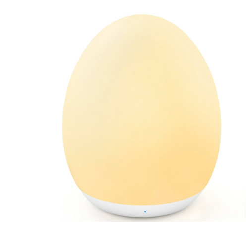 MediAcous Night Light for Kids, Egg Light for Nursery, 7 Colors Changing & Stepless Dimming, Soft Silicone Touch Night Lamp with 1 Hour Timer, Rechargeable Nursery Night for Breastfeeding