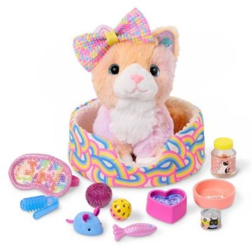 Glitter Girls Plush Kitten and Accessories Mittens & GG Cat Playset: Stuffed Animals Set with 20 Pieces