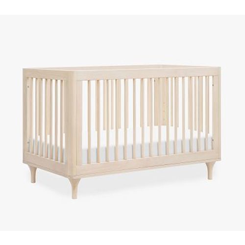 Lolly 3-in-1 Convertible Crib with Toddler Conversion Washed Natural