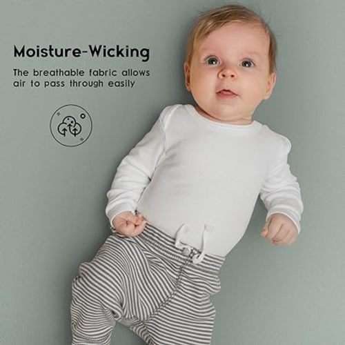 Yoofoss Baby Crib Sheets for Boys Girls, Fitted Crib Sheet 2 Pack for Standard Crib and Toddler Mattress, Super Soft Microfiber Baby Sheet 28x52x8in(Green+Leaf) - Green+leaf