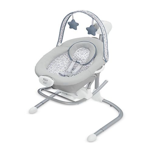 Graco® Soothe 'n Sway™ Swing with Portable Rocker in - White/blue