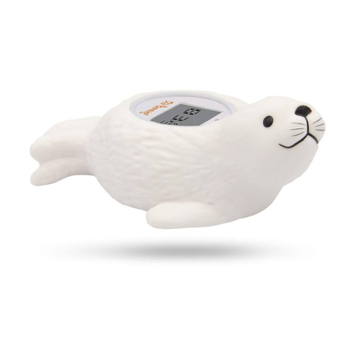 Doli Yearning Upgrade Baby Bath Thermometer Room Temperature| Water Thermometer|Kids' Bathroom Safety Products| Baby Bath(Seal Shape)℃/℉, LCD