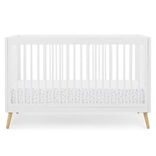 Delta Children Jordan 4-in-1 Convertible Crib, Color: Bianca White