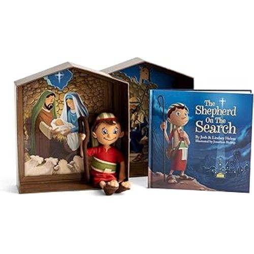 The Shepherd on the Search: Finding Christ in Christmas - Advent Activity Set with Nativity Keepsake Box