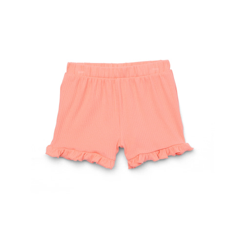 Garanimals Toddler Girl Ruffle Solid Rib Shorts, Sizes 18M-5T