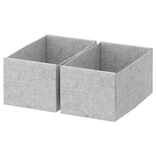 KOMPLEMENT Box - light gray 15x27x12 cm