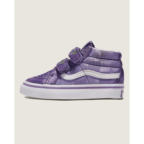Toddler Sk8-Mid Reissue V Satin Shoe in Purple | Vans