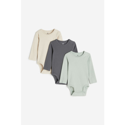 3-pack Ribbed Bodysuits