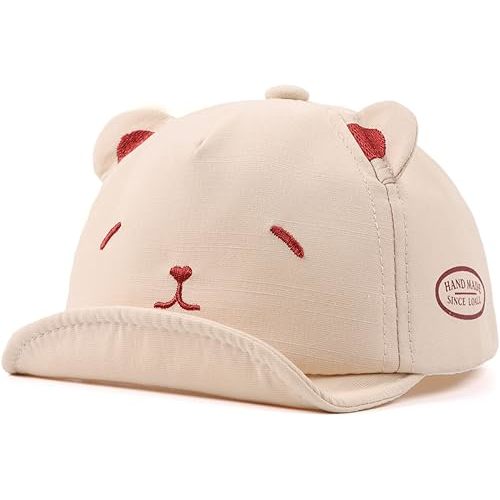 Peecabe Baby Baseball Cap Toddler Infant Boys Girls Sun Hat Breathable Cute Hats for Spring Summer 6M-3T