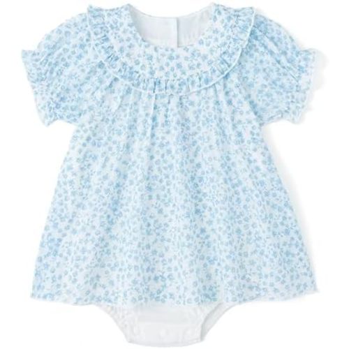 Simplee kids Infant Baby Girls Floral Rompers Little Girls Floral Onesie Jumpsuit Romper 3-24M