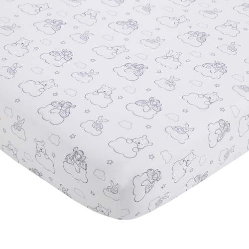Disney Polyester Fitted Sheet, Crib, Gray
