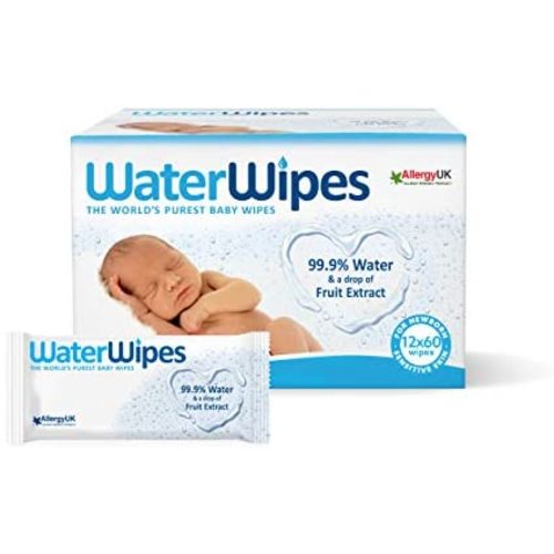 WaterWipes Super Value Box - Pack of 12, Total 720 Wipes