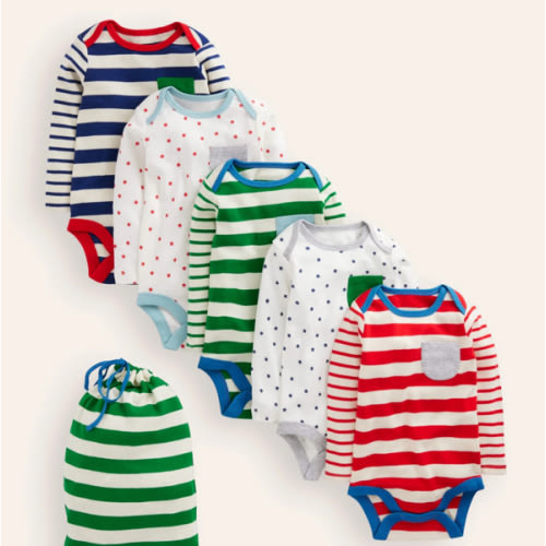 Striped 5 Pack Bodies-Multi Stripe | Boden USA