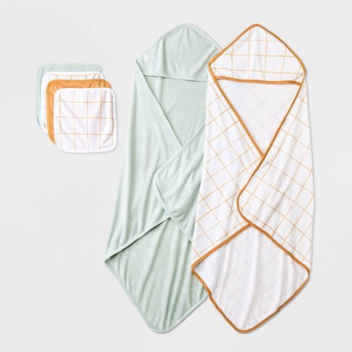 Baby 6pk Cotton Modal Bath Gift Set - Cloud Island™, Color: Brown