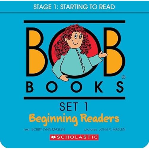 Bob Books - Set 1: Beginning Readers Box Set | Phonics, Ages 4 and up, Kindergarten (Stage 1: Starting to Read)