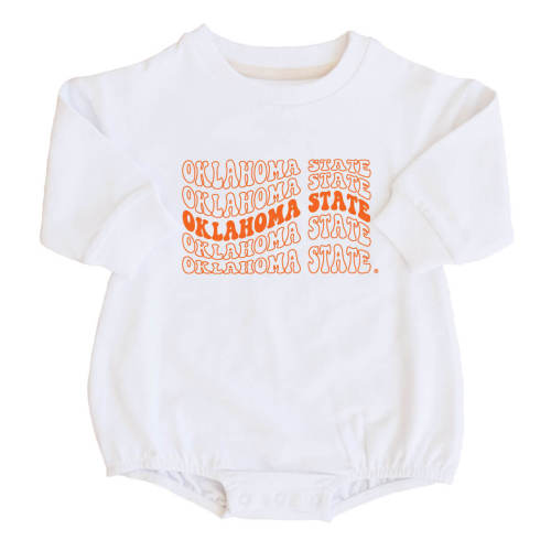 Oklahoma State University | OSU Graphic Sweatshirt Bubble Romper