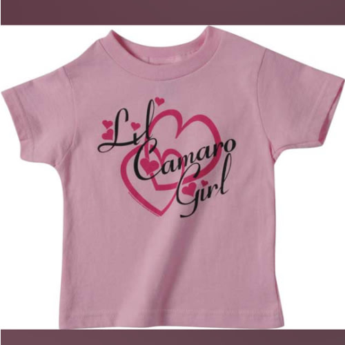 1967-2012 All Makes All Models Parts | TS1632T | Lil Camaro Girl - Kids T - 2T | Classic Industries