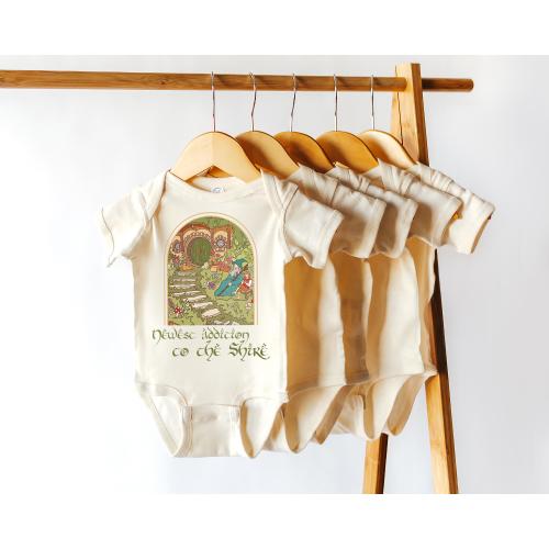 Lord of the Ring Inspired Baby Bodysuit: Newest Addition to the Shire - Soft Cotton, Newborn Gift