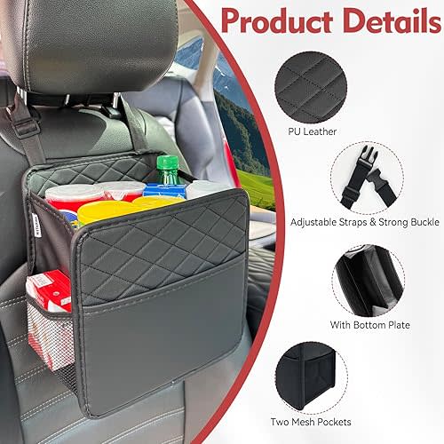 Car Seat Organizer Backseat with Storage Pockets