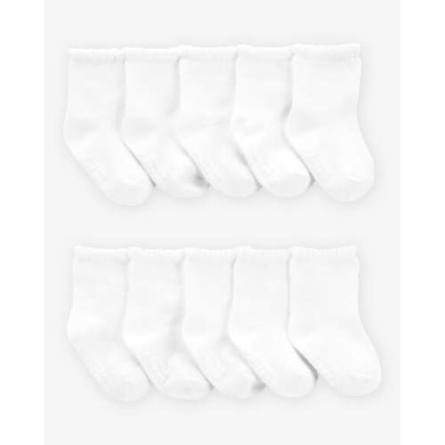 Baby 10-Pack Scallop Crew Socks - Carter's | Carter's