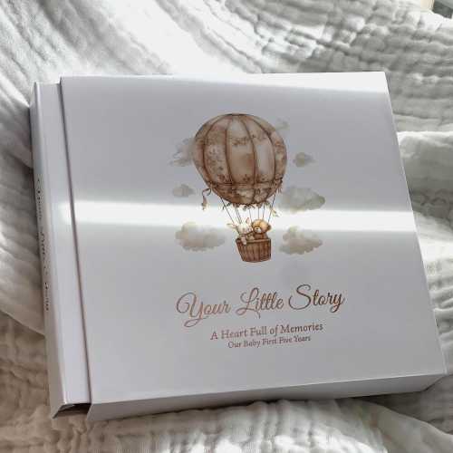 Baby Shower Gift Vintage Baby Memory Book Pregnancy Gift Keepsake  Handmade Baby Journal  Timeless Baby Scrapbook