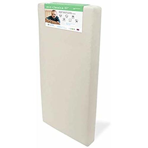 Eco Classica III 2-Stage Baby & Toddler Mattress by Colgate Mattress | Organic Waterproof Cotton Cover | Hypoallergenic | Eco-Friendly Foam | GREENGUARD Gold Certified